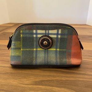 DOONEY and BOURKE Tartan Plaid Make Up Bag